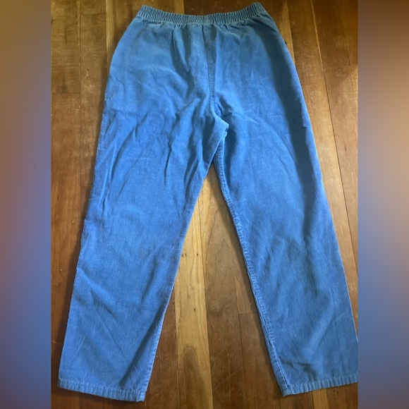 Vintage Cordoroy Pants Size 14 SEARS Light Blue - Picture 6 of 7